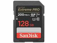 Sandisk Extreme Pro Speicherkarte (128 GB, 200 MB/s Lesegeschwindigkeit, für