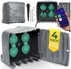 KESSER Gartensteckdose, Gartensteckdose Steinoptik mit Steckpl&auml;tzen mit WiFi...
