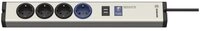 Ehmann Aluminium Master-Slave PRO Steckdosenleiste 4-fach + USB 0616x0a048001