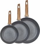 KING Pfannen-Set Essential, Aluminium (Set, 3-tlg., 1x Bratpfanne &Oslash; 20 cm, 1x