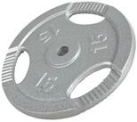 GORILLA SPORTS Hantelscheibe Hantelscheibe Guss Gripper 0,5-20 KG, 15 kg