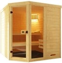 weka Sauna Massivholz-Elementsauna LAUK, BxTxH: 192 x 192 x 200 cm, 38 mm,