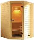 weka Sauna Massivholz-Elementsauna LAUK, BxTxH: 144 x 144 x 200 cm, 38 mm,