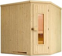 weka Sauna Element-Ecksauna VARBERG 3, BxTxH: 194 x 194 x 199 cm, 38 mm,