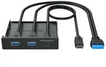 GRAUGEAR USB-Port GRAUGEAR G-MP01 Schnittstellenkarte/Adapter Eingebaut
