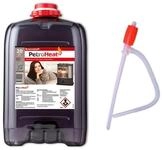 PetroHeat Petroleum 20 Liter Brennstoff gerusarm f&uuml;r Petroleumofen, mit Handpumpe,