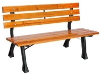 Linder Exclusiv GmbH Gartenbank LEX Parkbank, rustikales Design beige