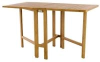VCM Gartentisch Balkontisch Gartentisch Tisch Klapptisch Holz Teak