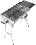 Olymp Handels GmbH Holzkohlegrill Mangal Edelstahl Schaschlik Grill Aladdin mit