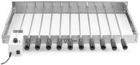 BBQ-Toro Drehspie&szlig; Edelstahl Grillaufsatz, 11 Spie&szlig;e 70 x 26-40 cm, Motor...