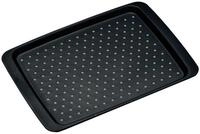 KESPER&reg; Servierplatte Serviertablett Anti-rutsch in schwarz, 35 x 26 x 2 cm, (1-tlg)