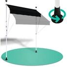 Strattore Standmarkise Klemmmarkise / Balkonmarkise Sonnenschutz 350 x 200 cm -