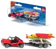 SIEPER Modellflugzeug siku Buggy mit Anh&auml;nger und Sportflugzeug