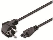 Goobay GOOBAY Netzkabel mit Kleeblattstecker NK 114 S-300, 3 m, schwarz, 90&deg;
