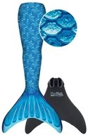 XTREM toys & sports Taucherbrille Fin Fun Meerjungfrau Mermaidens Blau S/M