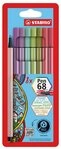 Stabila Faserstift STABILO Pen 68 Filzstift - 1 mm - pastell - 8er Set -...
