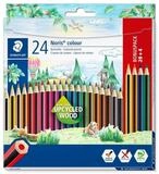 STAEDTLER Buntstift STAEDTLER Noris Buntstifte colour sechskant Bonuspack 24...