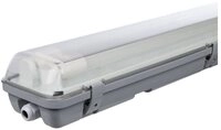 M&Uuml;LLER LICHT Deckenleuchte LED-Feuchtraumwannenleuchte, zweiflammig 20800198