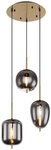 GLOBO LIGHTING H&auml;ngeleuchte BLACKY I, ohne Leuchtmittel, H&auml;ngeleuchte Messing matt,