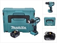 Makita Akku-Schrauber DDF 485 F1J Akku Bohrschrauber 18 V 50 Nm Brushless + 1x...