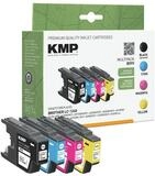 KMP LC1240BK, C, Y, M Tintenpatrone (Set ersetzt Brother LC-1240)