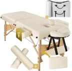 tectake Massageliege 2 Zonen Massageliege-Set (Set, 1-St., mit Tragetasche),...
