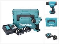 Makita Hei&szlig;luftgebl&auml;se DHG 180 RGJ Akku Hei&szlig;luftgebl&auml;se 18 V 550 &deg;C + 2x Akku
