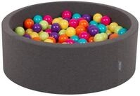 KiddyMoon B&auml;llebad OK30D, (B&auml;llepool mit bunten B&auml;llen, 300-tlg., B&auml;llepool f&uuml;r
