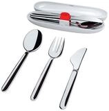 Alessi Besteck-Set Reisebesteck Set, Edelstahl 18/10 poliert, Etui...