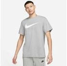 Nike Sportswear T-Shirt M NSW TEE ICON SWOOSH Kurzarm, Rundhalsausschnitt, aus