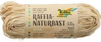 Folia Bastelfilz Naturbast B&uuml;ndel 50g natur