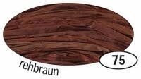 Folia Bastelfilz Naturbast Raffia - matt rehbraun 50 g.
