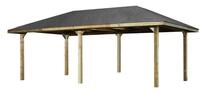 weka Pavillon Gartenoase 651 B Gr.2, 19 mm Massivholzdach