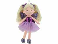 Sweety-Toys Stoffpuppe Fee Prinzessin lila 30 cm
