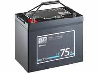 ECTIVE ECTIVE 12V 75Ah LiFePo4 Solar Batterie Lithium BMS Wohnmobil Camper...