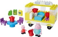 BIG Lernspielzeug Bloxx Peppa Pig Camper - Peppa, Papa Wutz und Camper, 52 Teile