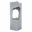 Granimex Gartenbrunnen Granimex Corso mit Regenfall Polystone Wassers&auml;ule mit Pumpe