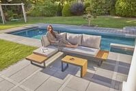 LC Garden Gartenlounge-Set &raquo;Sungardo&laquo; Gartenlounge Set 3tlg. Gartenset Anthrazit