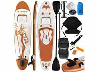 Physionics SUP-Board Stand Up Paddle Board Aufblasbares SUP Board 305cm