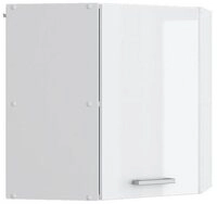 Vicco Eckh&auml;ngeschrank R-Line, Wei&szlig; Hochglanz/Wei&szlig;, 57 cm (1-St)