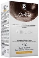 BioNike Haarpflege-Set, Shine On, permanente Haarfarbe, 7,32 Karamellblond
