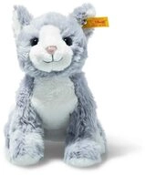 Steiff Kuscheltier Steiff Katze Cassie 26 cm eisblau/wei&szlig; Kuscheltier 067051