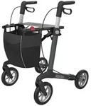 Rehasense Rollator Leichtgewichts Rollator Router - TPE-beschichtete R&auml;der 55...