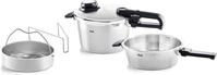 Fissler Schnellkochtopf Vitavit&reg; Premium Dampfkochtopf Set Edelstahl Made in