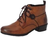Rieker Schn&uuml;rstiefelette Schn&uuml;rboots, Blockabsatz, mit Logopr&auml;gung an der...