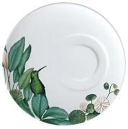 Villeroy & Boch Signature Untertasse Avarua Kaffeeuntertasse, 18,5cm, wei&szlig;/bunt, (1