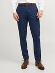 Jack & Jones Anzughose JPRFRANCO Hose mit schmalem Bein und cleanem Look meliert,