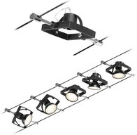 Paulmann Deckenleuchte Paulmann 94434 Seil-Komplettsystem GU5.3 Schwarz (matt),...