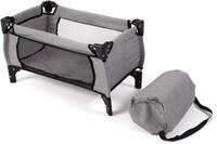 CHIC2000 Puppenbett Deluxe, Melange Grau, mit Tragetasche