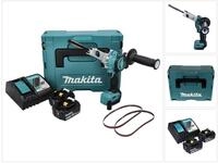 Makita Bandschleifer DBS 180 RFJ Akku Bandfeile 18 V 9 x 533 mm Brushless + 2x...